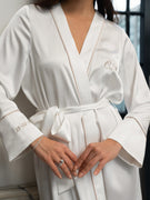 Kimono Deluxe Lang Weiß