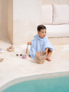 Poncho Babyblau