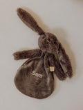 Kuscheltuch-Hase Taupe