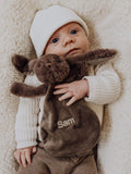 Kuscheltuch-Hase Taupe