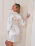 Kimono Dentelle Blanc Neige