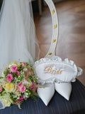 Sleeping Mask Ruffle White