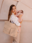 Diaper Bag Teddy Cream