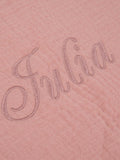 Tissu hydrophile à volants Small Vieux Rose