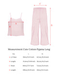 Pijama Algodón Largo Rosa
