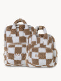 Backpack Maxi Chequered Brown