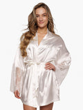 Kimono Dentelle Blanc Neige