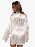 Kimono Dentelle Blanc Neige