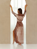 Kimono Velvet Brown