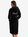 Badjas Hooded Black