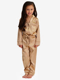 Pyjama Deluxe Gold Brown Long Kids