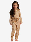 Pyjama Deluxe Gold Brown Long Kids