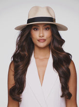 Straw Hat Deluxe Cream With Black Strap