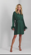 Kimono Feather Emerald Green
