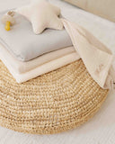 Musselin-Schnullertuch Stern Creme