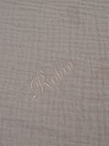 Hydrophilic Ruffle Pacifier Cloth Grey