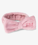 Headband Bow Powder Pink