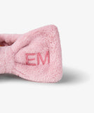 Headband Bow Powder Pink