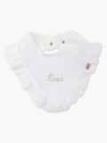 Bib Ruffle White
