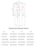 Kimono Samt Schwarz