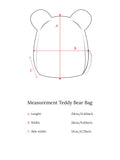 Rucksack Teddybär Creme