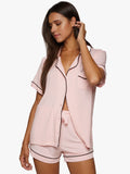 Pyjama Modal Roze Zwarte Bies