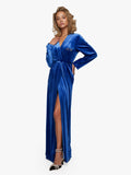 Kimono Velvet Cobalt Blue