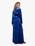 Kimono Velvet Cobalt Blue