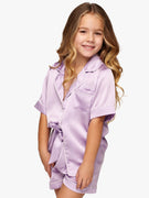 Pijama infantil lila