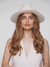 Straw Hat Deluxe Creme With White Strap