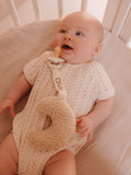 Chupete de Peluche Luna Crema