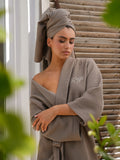 Waffle Robe Taupe