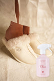 Pantoffel Suède Crème & Roomspray