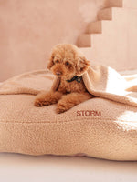 Hondenkussen Teddy Beige