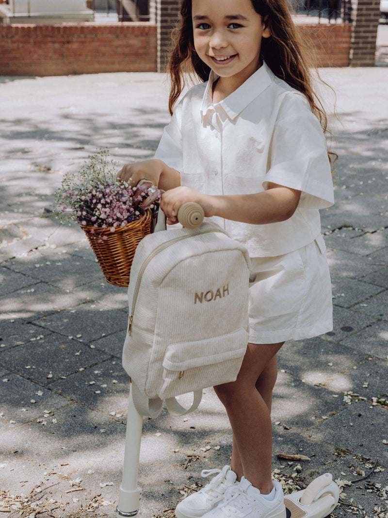 Rib Backpack Cream