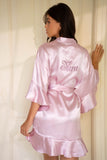Ruffle Kimono Violet