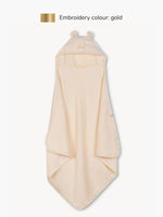 Bath cape Bear Cream