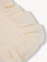 Mullwindel Rüschen klein Creme
