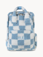 Mochila Grande Cuadros Azul