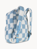 Mochila Grande Cuadros Azul