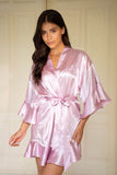 Ruffle Kimono Violet