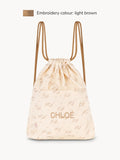Bolsa de gimnasio Crema