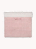 Teddy Deken Waffel Blush Pink