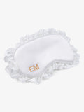 Slaapmasker Ruffle White