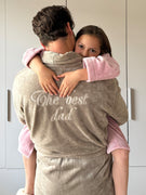 Bademantel Taupe