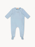 Babyblauer Strampler