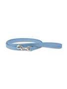 Dog Leash Leather Blue