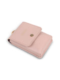 Poop Bag Holder Leather Pink