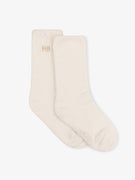 Teddy-Socken Off-white