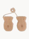 Teddy Mittens Small Beige